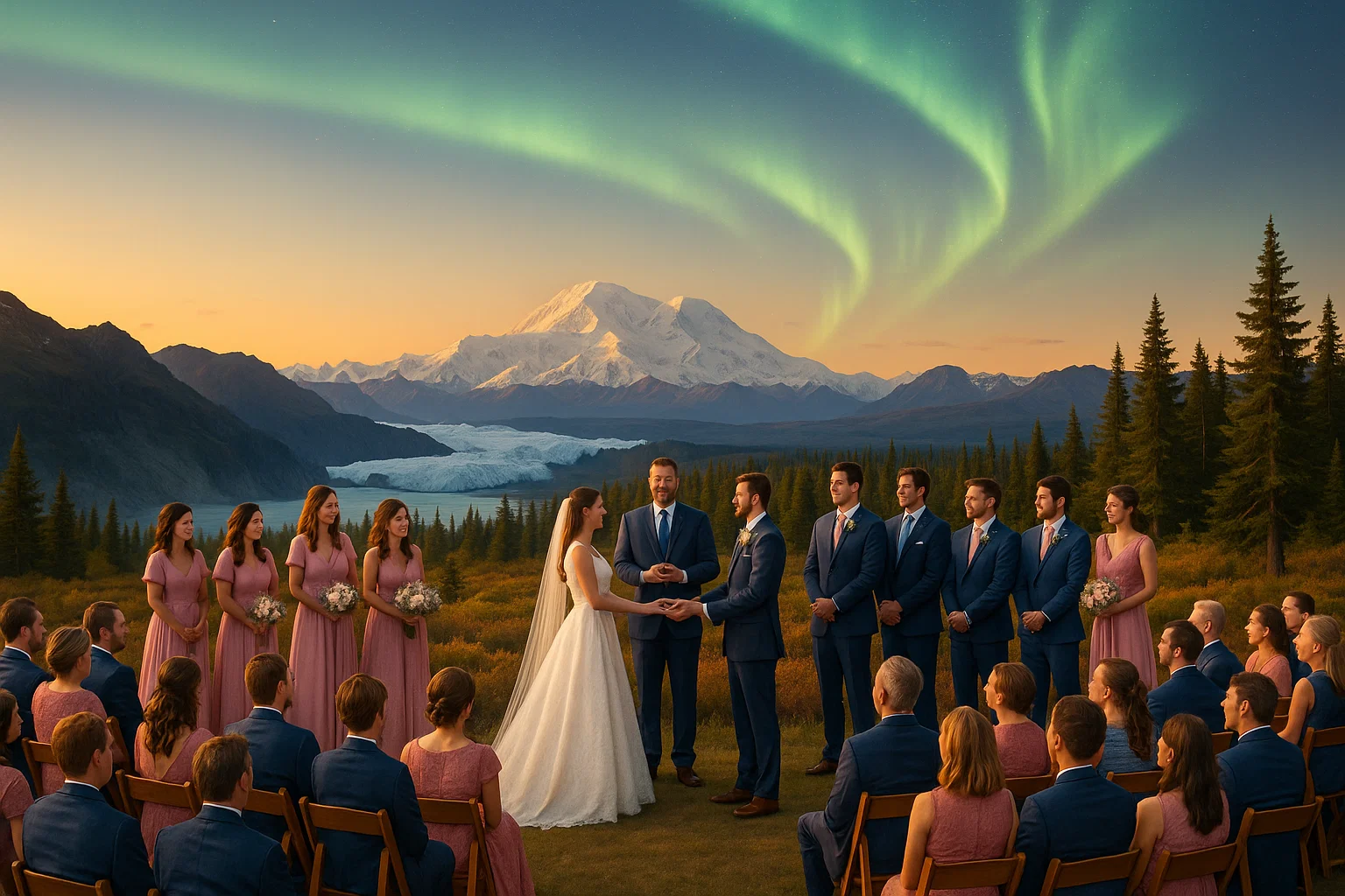 Alaska Wedding Ceremony
