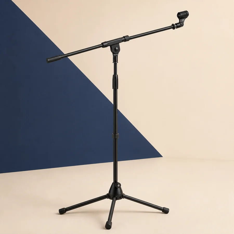 Adjustable Tripod Boom Microphone Stand