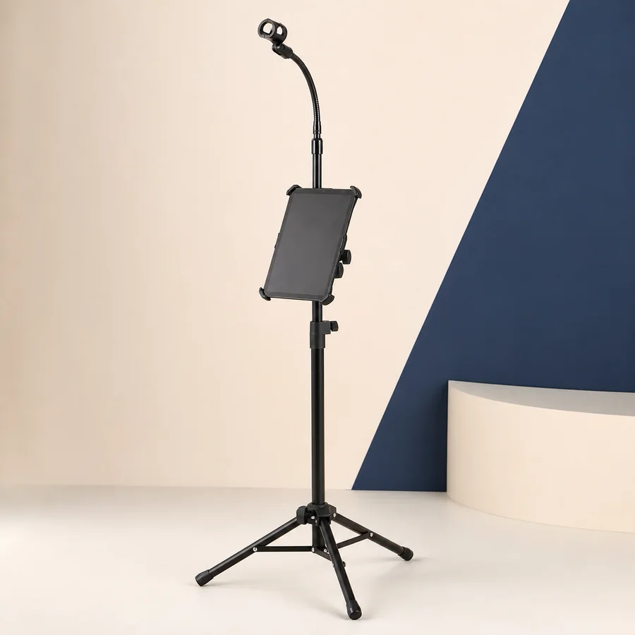 Microphone and Tablet Combination Stand