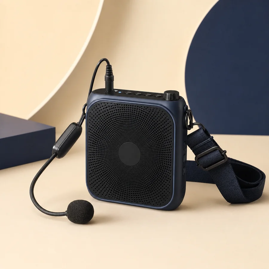 Rechargeable Voice Amplifier with Microphone