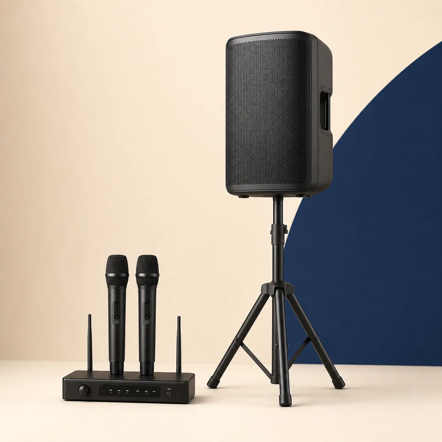 Wireless Ceremony Microphone and Speaker System