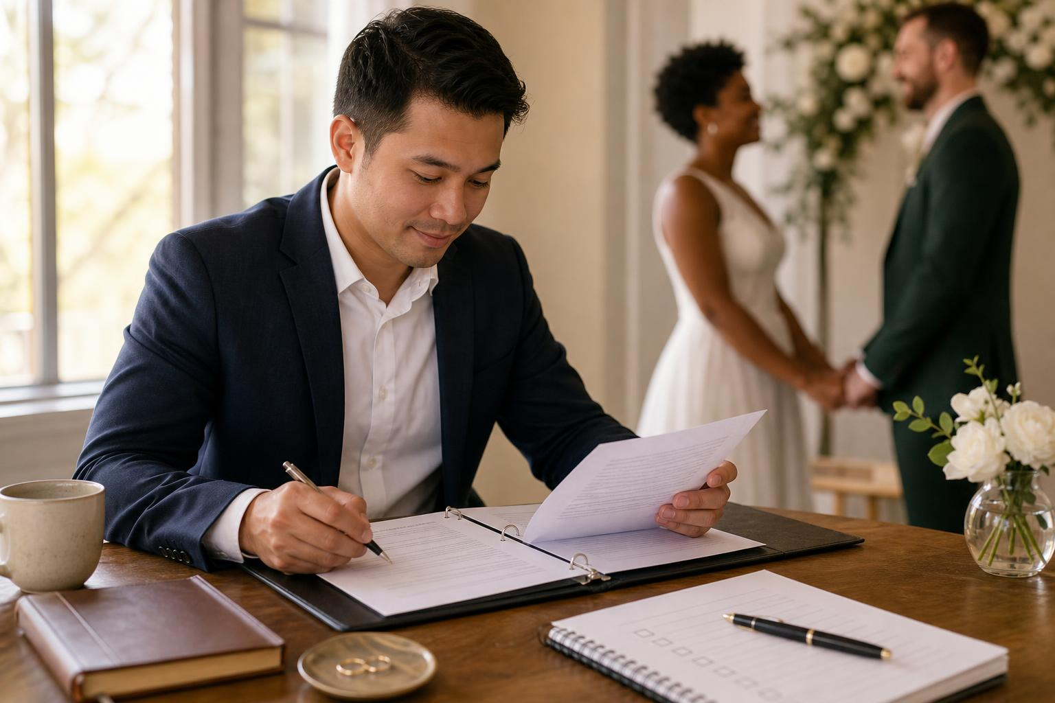 First-Time Wedding Officiant Checklist: Before, During, and After