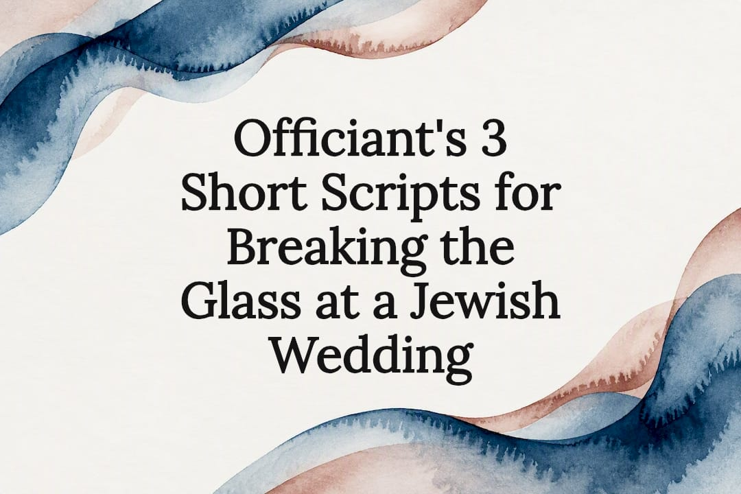 Decorative watercolor title card frame