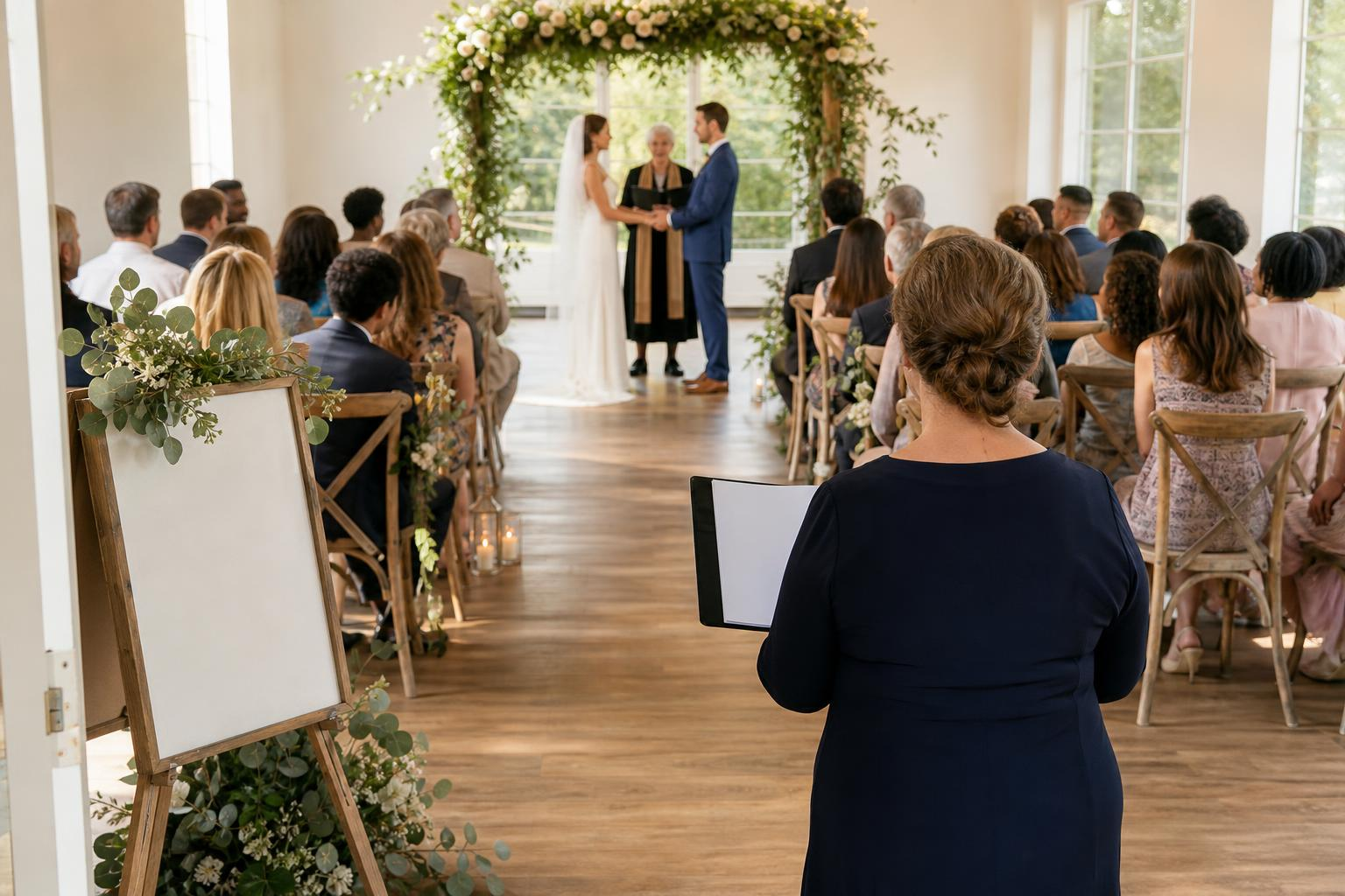 Unplugged Ceremony Wording: Scripts, Signs, and Officiant Tips
